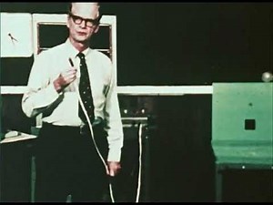 B. F. Skinner conditioning a pigeon to make a complete turn