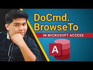 DoCmd.BrowseTo Tutorial in Ms Access