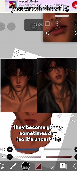 This is a rush (it doesn't mean I'm gonna gatekeep how I render) #tutorial #DMN #fyp #art #ibispaintx