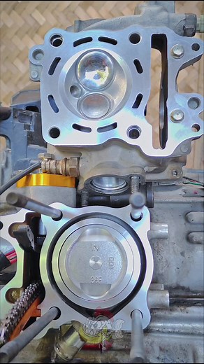 Vario 150 Oversize 100 Piston NPP Full Modif - Modifikasi Motor Vario 150
