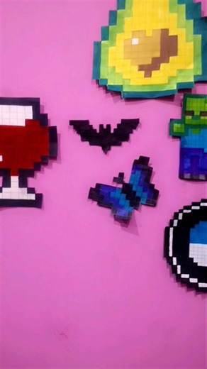 AESTHETIC BATMAN PIXEL ART!!✨🦇 #pixelart #roomdecor #cute #aesthetic #easy #batman