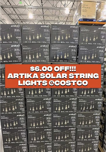 Artika Solar String Lights Sale at Costco