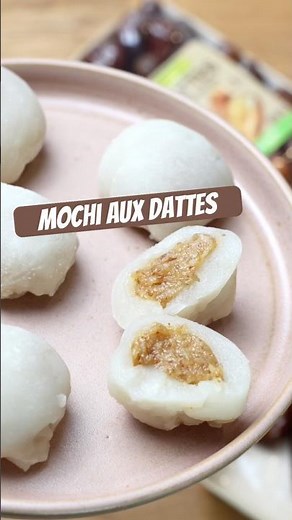 Delicious homemade date mochi