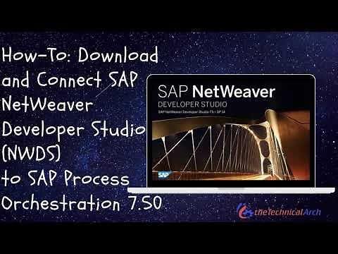 Download and Connect SAP NWDS with SAP Process Orchestration 7.50