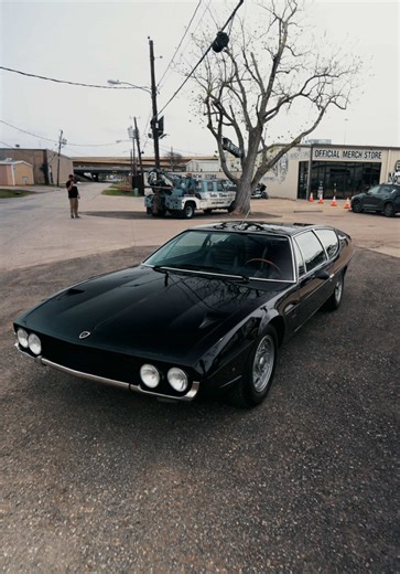 Named after a bullfighter's sword. Powered by a V12. Seats 4. The Lamborghini Espada didn't come to play — it came to END the fight 🗡️ I've had my eyes set on adding one of these to my collection for years, and now I've finally have the keys! What do you think of the latest addition to my collection? #Lamborghini #ClassicCars #Cars #GasMonkeyGarage