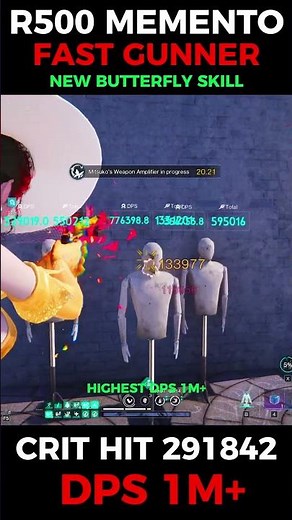 ONCE HUMAN R500 MEMENTO DPS 1M+ CRIT HIT 291K🥶#oncehuman