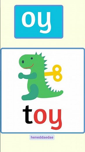 Oi and oy #phonics #english #learnenglish #learning