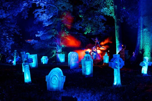 ‘Nightmare Before Christmas’-inspired light trail opens at New York Botanical Garden