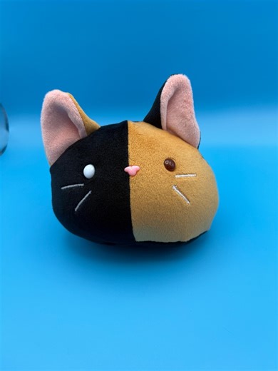 Mochi Minky Calico Cat Blob Plush - Etsy