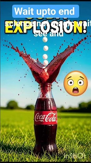 Mentos vs Coke Experiment 💥 | Soda Explosion Science Explained #scienceexperiment #explore