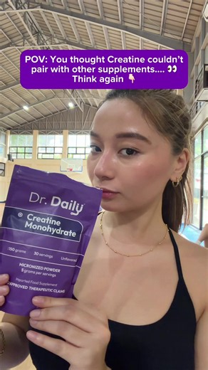 Creatine GlutaCollaC? 👀💪✨ Curious about combining supplements? Here’s a quick guide to the ingredients and their potential benefits. What supplement combination should we break down next? Let us know in the comments! 💜 #DrDaily #SulitwithDrDaily #Creatine #Glutathione #Collagen