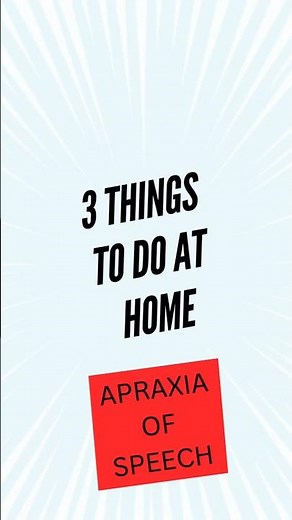 3 Home Activities for Apraxia in Kids