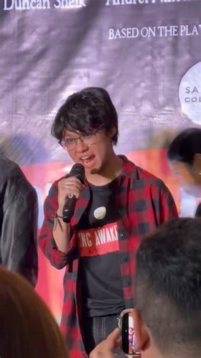 Inquirer on Instagram: "‘NOT AN INCH MORE ROOM TO SELF-DESTRUCT’ 🔥 WATCH: Weeks before holding its gala night, the cast of the Manila run of “Spring Awakening” performs “The B**** of Living.” The video features Nic Chien and Omar Uddin (Moritz Stiefel), as well as Alex Diaz and Nacho Tambunting (Melchior Gabor), among many others. | via Hannah Mallorca, INQUIRER.net"