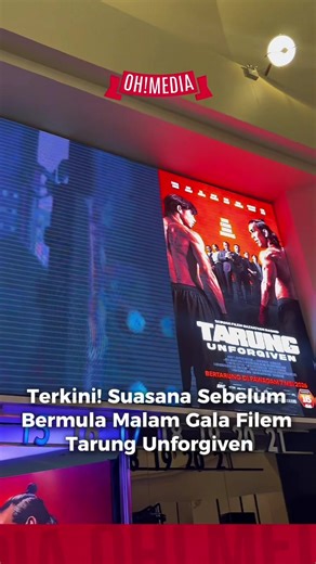 Belum start dah penuh, malam Gala filem Tarung Unforgiven arahan Razaisyam nampaknya dapat sambutan ramai! #ohmedia #ma