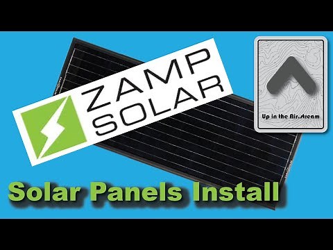 Airstream Zamp Solar Panels Install