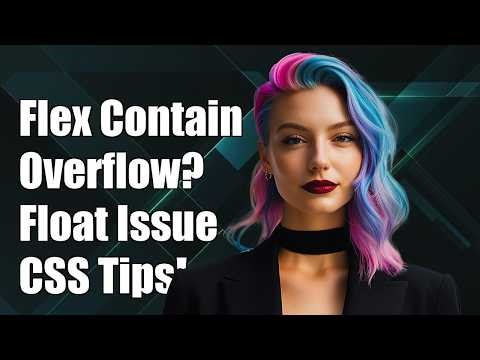 Flex container overflow if previous sibling is floated