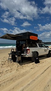 5.9K views · 549 reactions | pull up, push a button, set up the awning while it’s low, pull out couple things , get inside out of the wind and make bacon and eggs rolls . so easy 殺 | Drifta Camping and 4WD | Facebook
