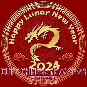 Chinese New Year Stickers | Chinese New Year Sticker Sheet | Lunar New Year Sticker Sheet | 2024 Stickers | Chinese New Year Planner Sticker - Etsy