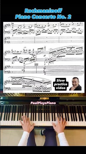 Working on Rachmaninoff Piano Concerto No. 2 (2nd mvt)