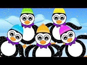 Nursery Rhymes I Five Little Penguins I Kindergarten Songs I Baby Videos