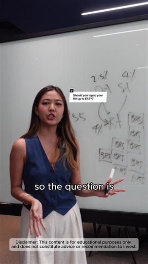 ERS will be raised to 4x BRS from 2025. Should you topup your RA account up to ERS? #cpf #retirementplanning Disclaimer: This content is for educational purposes only and does not constitude advice or recommendation to invest.