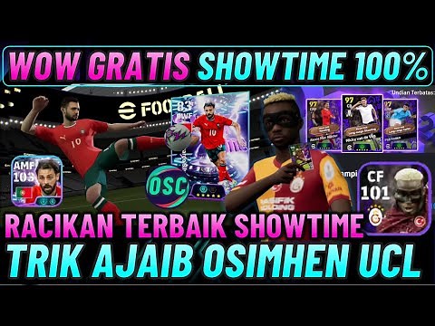 GRATIS SHOWTIME BEBAS PILIH ! TRIK AJAIB CARA MENDAPATKAN OSIMHEN POTW UCL & RACIKAN BERNANRDO SILVA