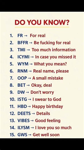 Do you know english sentences english Conversation practice