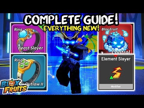 Blox Fruits CONTROL REWORK UPDATE COMPLETE GUIDE! DUNGEONS AND TRINKETS | Blox Fruits Update