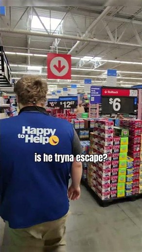 Bro was tryna find the backrooms 👀⚠️ #walmart #store #work #shopping
