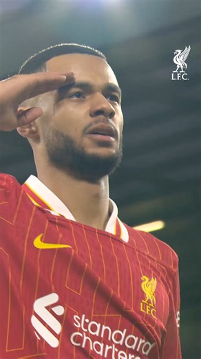 9.8M views · 243K reactions | CODYYYY  Brilliant from Trent and Mo to set up Cody at the back post against Man City ⚽ | Liverpool FC | Facebook