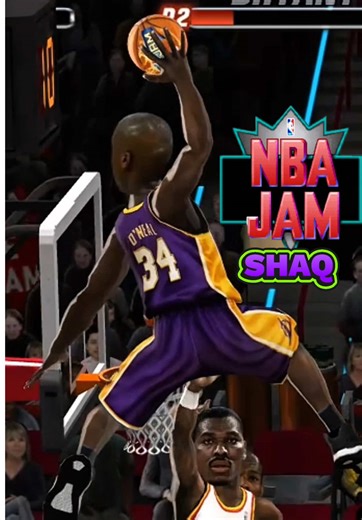 Shaquille O'Neal Shatters Backboard in Legends On Fire