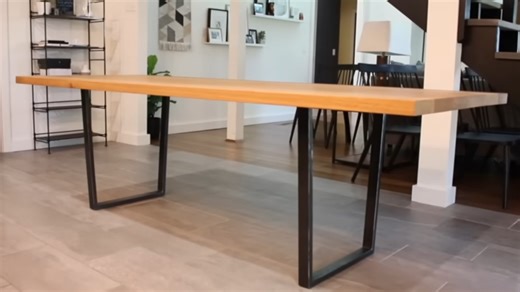 How to build a high quality dining table with simple tools and minimal cost