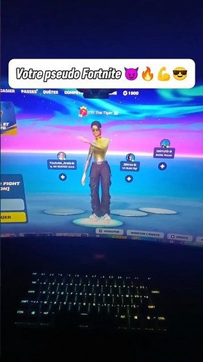 Votre pseudo Fortnite 😈🔥💪🤭 #fypシ゚viral #fortnite #abonnetoi #gaming #pourtoi