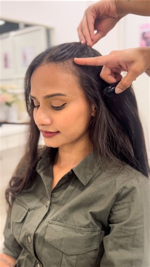 1 Hair Stop on Instagram: "Cover up thinning & add root volume using 2” push up patches by @onehairstopindia 🤍"