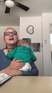 Baby Falls Asleep To Mom's Beautiful Singing