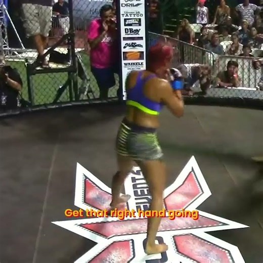 Boxing Angles & Right Hand Power: Rachel's Knockout Training #shorts