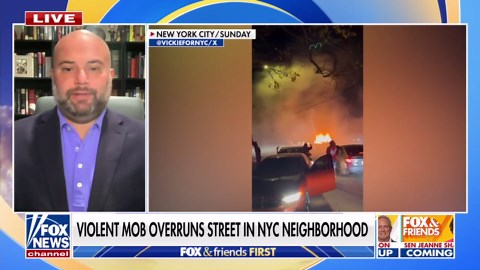 Violent mob attacks couple outside NYC home during street takeover