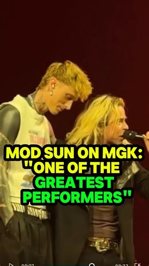 machine gun kelly updates / fan page | mgk really is "one of the greatest performers of our generation." Mod Sun spoke facts! 💯 Now I need a friend who can hype me up like Mod... | Instagram