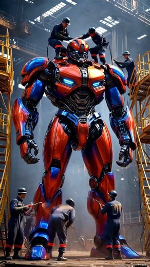 From Destroyed Mecha to War Machine 🔥 Epic Robot Repair #shorts #aishorts #transformers