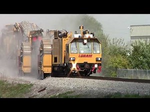 Loram Shoulder Ballast Cleaner SBC 2402 on the CSX CE&D sub