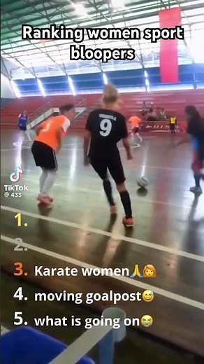 Ranking women sport bloopers😂#bloopers #soccer #funnymoments #football