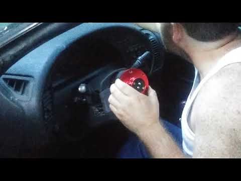 How to install a steering wheel hub adapter, quick release, and steering wheel.