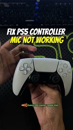How to Fix PS5 Controller Mic Not Working