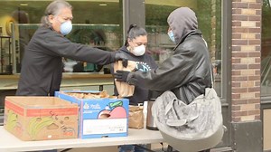 "We're here for you." Many homeless assistance programs have had to suspend operations during the COVID-19 pandemic, but a handful continue to help Seattle's most vulnerable population, including the Chief Seattle Club. The Pioneer Square based organization provides social services for the city's homeless Native Americans, but during the coronavirus crisis, has expanded their outreach to help all in need. | Seattle Channel