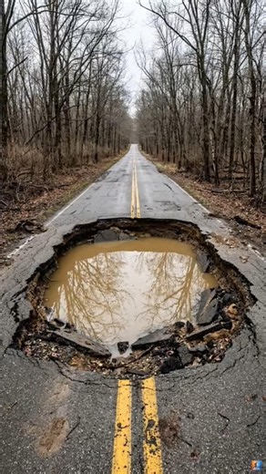 Transformation of a collapsed forest road sinkhole into a fully restored clean roadway 🚧✨#roadrepair