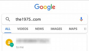 Google explains why typing 'the1975..com' in your Android phone's Google app brought up your messaging history | Digit