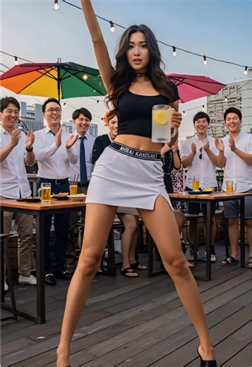 乾杯からの「私はAIシンガー」💃🍻夏の屋上ダンス！ ビールと音楽の季節がきた☀️ #私はAIシンガー 配信中🎧 #神咲みらい #新曲 #踊ってみた #ビアガーデンダンス #夏の思い出 #AIシンガー #テクノポップ #JPOP #屋上パーティー #乾杯女子 #ダンスチャレンジ #今日のコーデ #バズりたい #夏フェス気分 #レモンサワー女子 #おすすめにのりたい #映える夜 #tiktokダンス #ミライ系女子