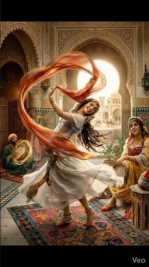 Desert Silk Dancer | 740AD Morocco #oudmusic #moors #berber #dance #bellydance #queen#arabic