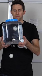 What if you try to lift a negative mass ​🤔 #experiment #physics #negative #science #learning #reels | The Action Lab