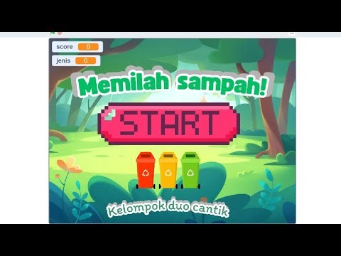 🎮 Game Scratch: Belajar Memilah Sampah sesuai jenisnya Jadi Seru Banget❗️